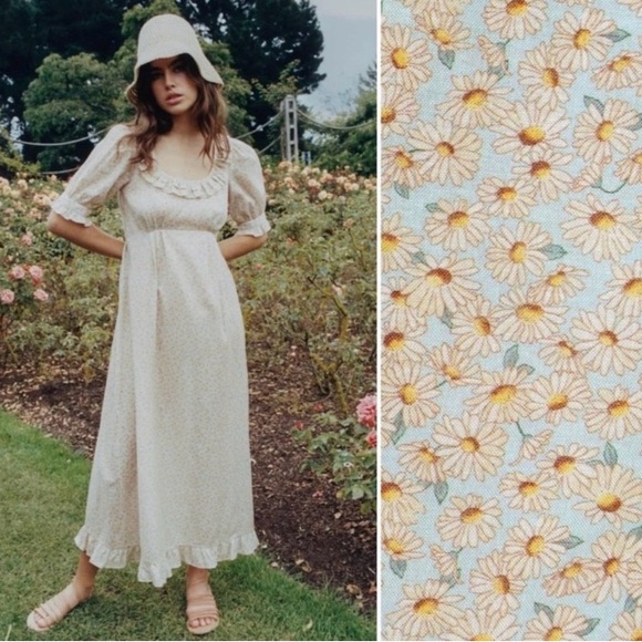 Christy Dawn Dresses & Skirts - Christy Dawn Meadow Dress in Blue Floral